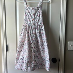Girls size large Cat and Jack Floral Button-Down Sundress